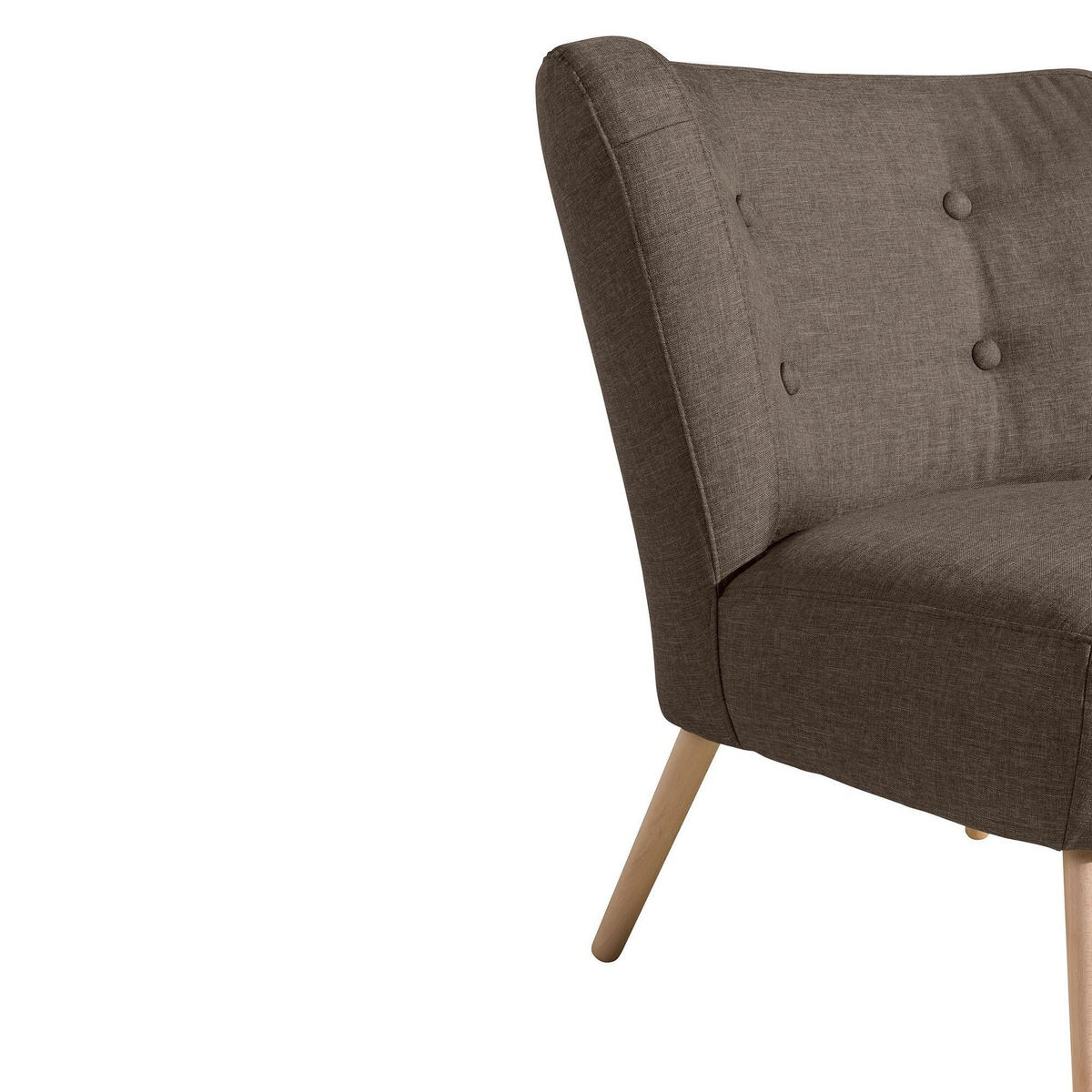 SESSEL Kassi Bezug Flachgewebe Buche natur / sahara - Gelb, Kunststoff (69/80/68cm) - 58aufmkessel