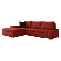 ECKSOFA Orkan Mini - Rot, Holz/Textil (265/185cm) - MIRJAN24