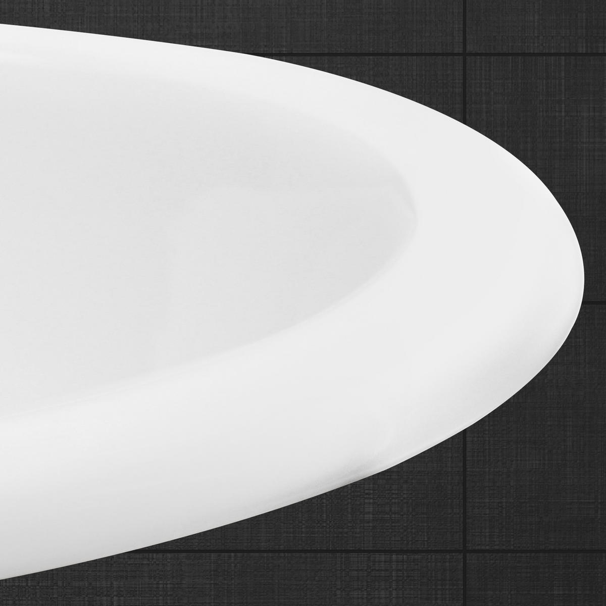 WASCHBECKEN - Weiß, Keramik (40.5/19.5/49cm) - ML-DESIGN