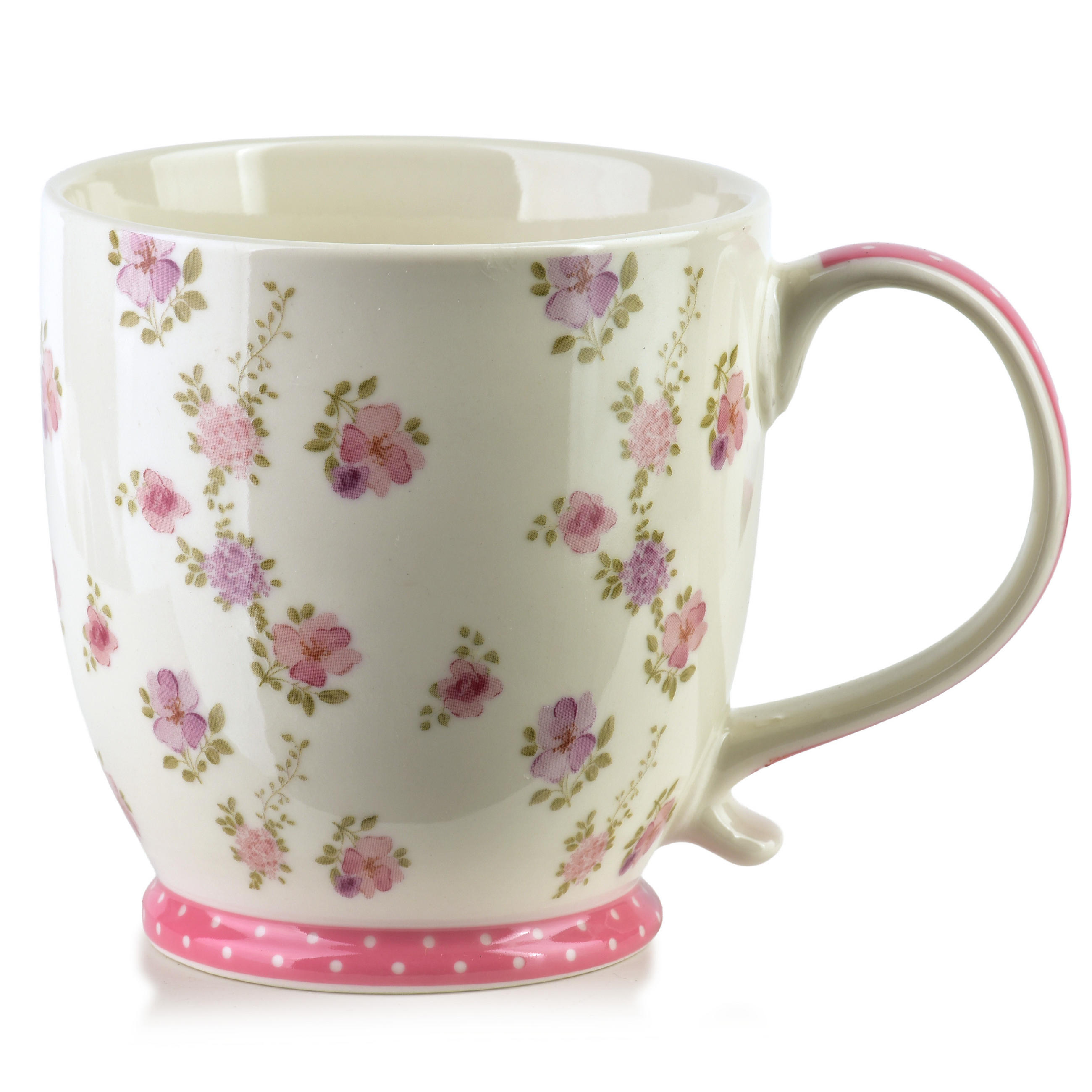 TASSE SASSY 10/14,5/10,5 cm Porzellan - Pink, Keramik (0.51L) - Mondex