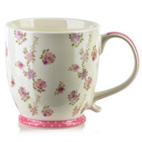 HRNEK SASSY, porcelán, 10/14,5/10,5 cm - růžová, keramika (0.51L) - Mondex