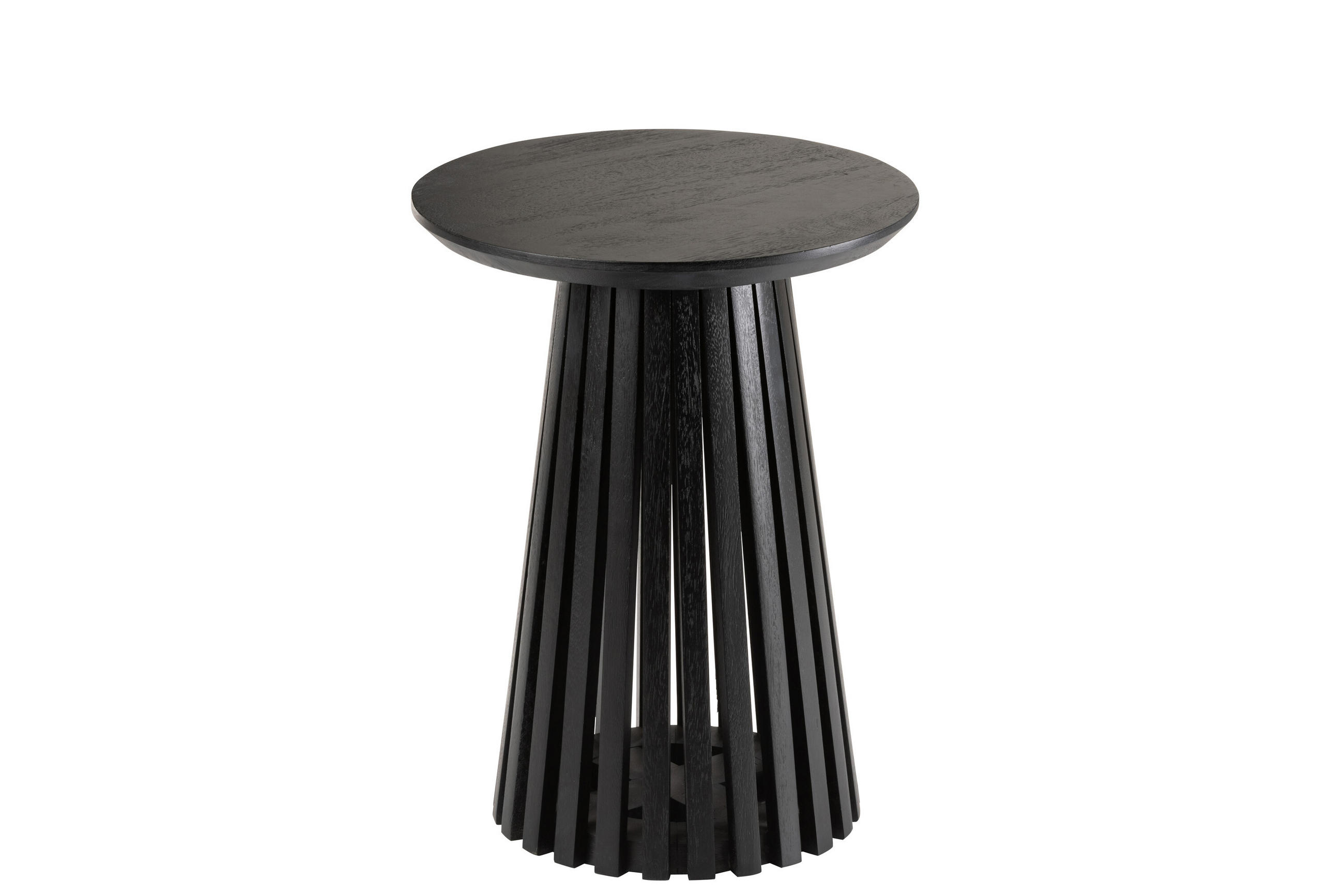 TISCH VINCENT - Holz - Schwarz - S - Schwarz, Holz (40/40/52cm) - J-Line
