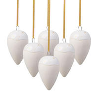 ORNAMENTE TROPFEN Winter Glow beige 6er Set - Beige, Keramik (5/7.7/5cm) - like.Villeroy & Boch