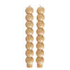 STABERZEN (2er Set) Bubbles - Beige, Paraffin (3.5/24/3.5cm) - Butlers
