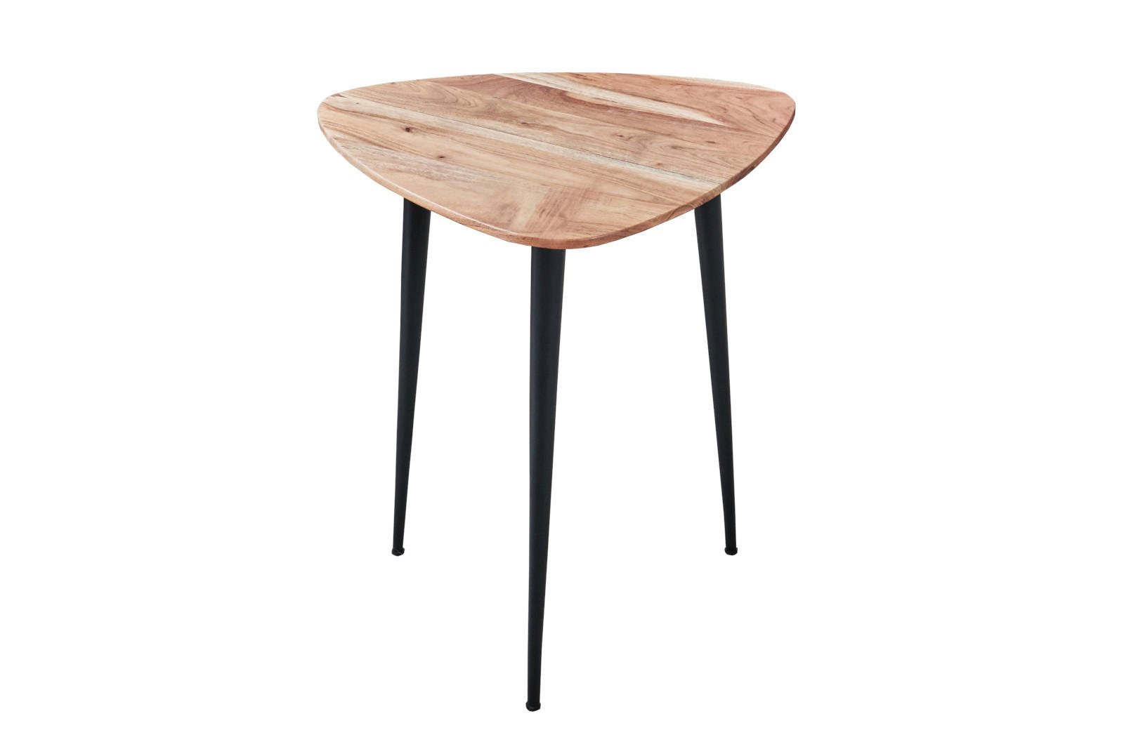 COUCHTISCH ELSA - Beige/Schwarz, Holz/Metall (50/50/51cm) - SAM