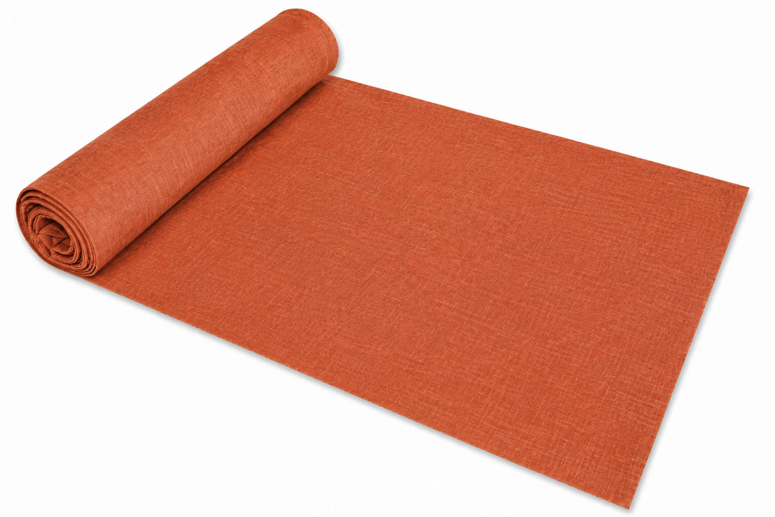TISCHLÄUFER 40/140 cm Terracotta Leinenoptik - Terracotta, Textil (40/140cm) - TiborTex