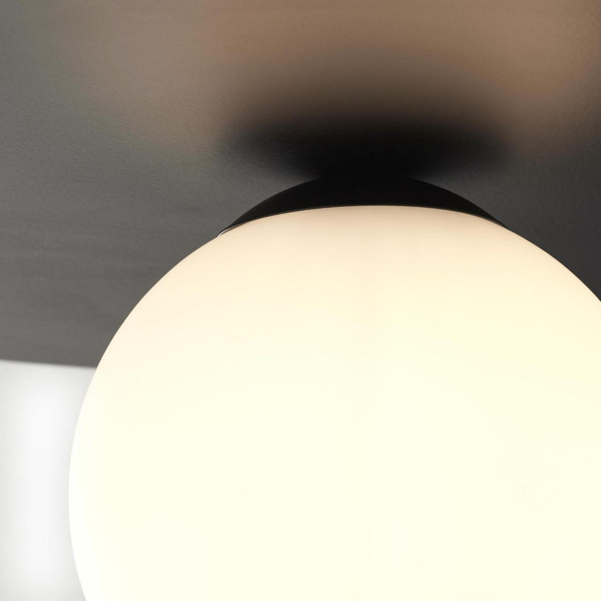 DECKENLEUCHTE Zon 76210/06 - Schwarz, Metall (30/30/13cm) - Brilliant