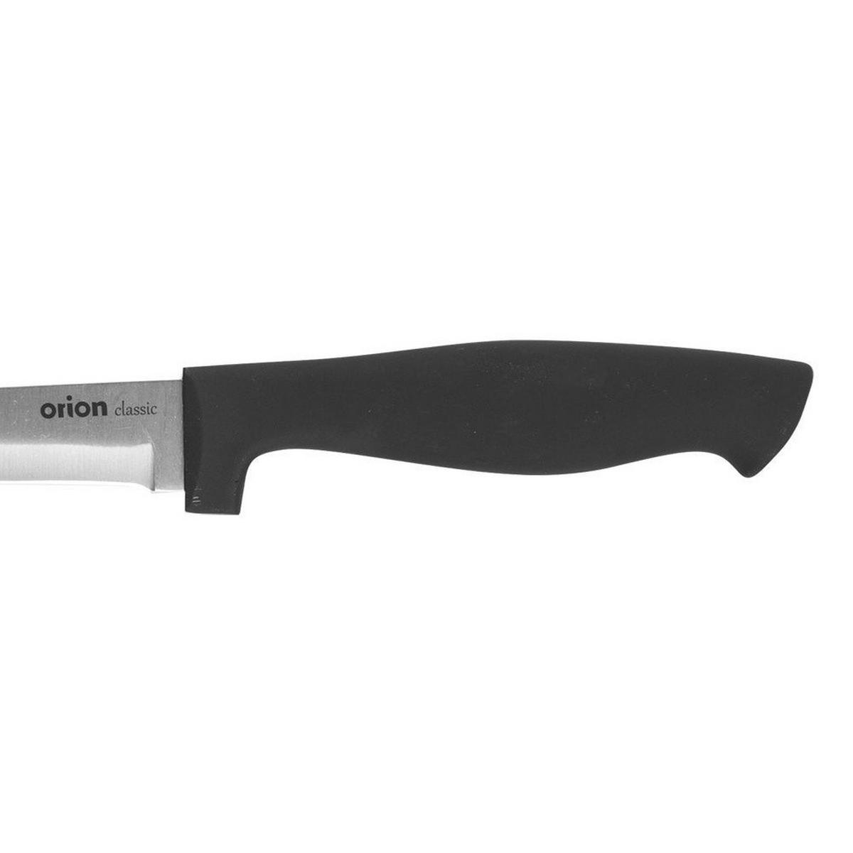 KÜCHENMESSER CLASSIC Schwarz Silber - Schwarz, Metall (22cm) - Orion 
