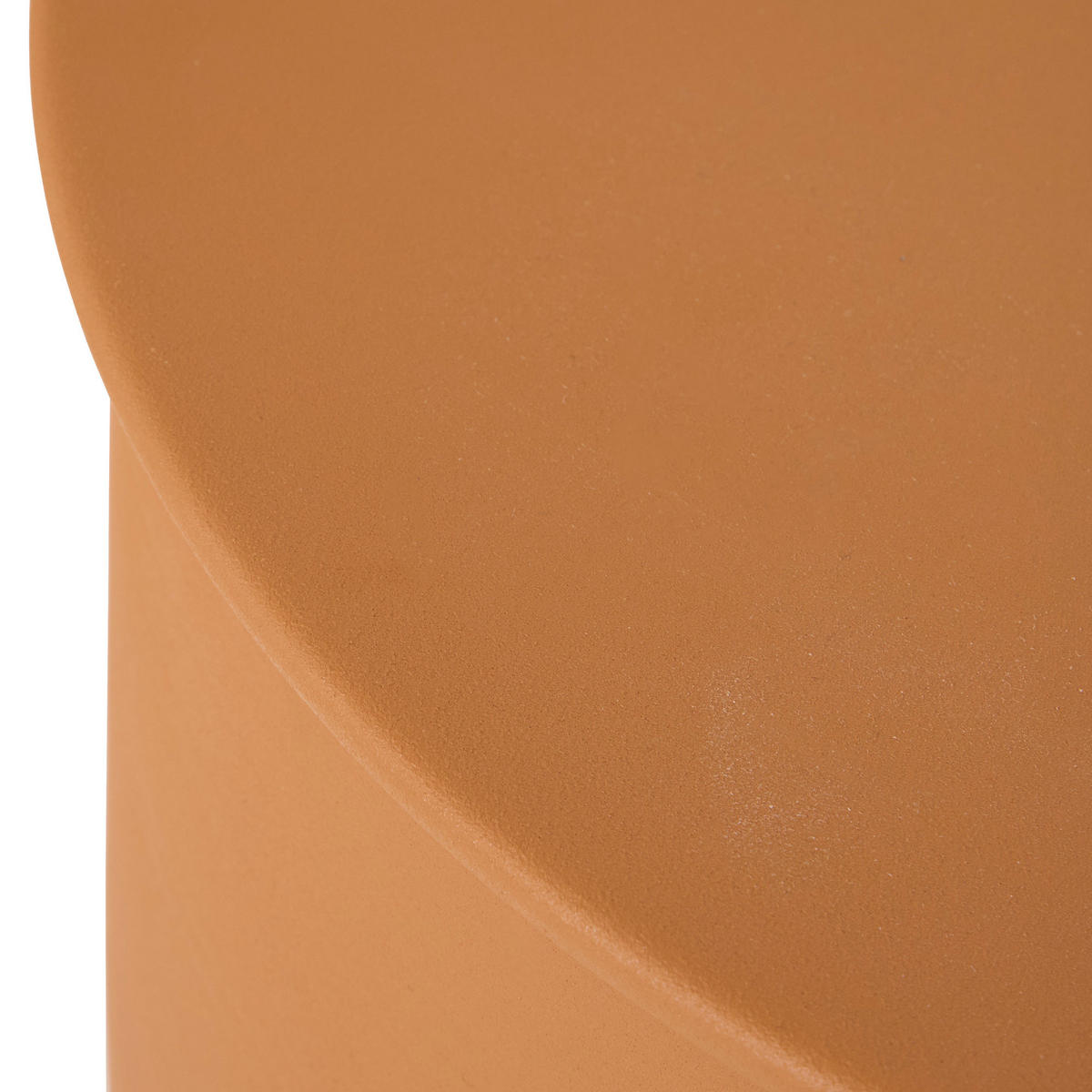 KAFFEETISCH Metall Totem Palomba Ochra 31/31/41,8 cm - Orange, Metall (31/31/41.8cm) - Atmosphera Createur d´interieur