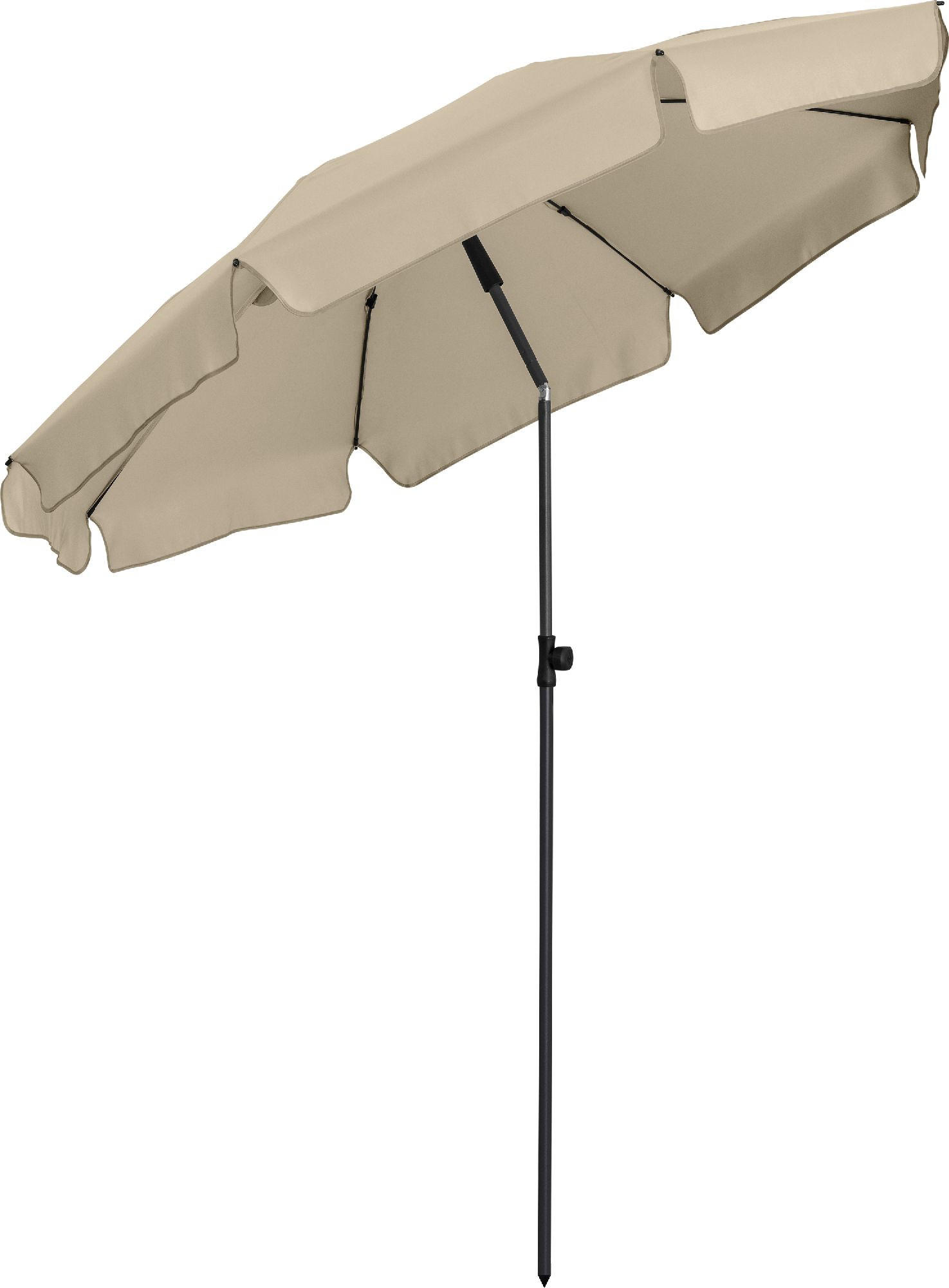 SONNENSCHIRM 180/180/127 cm - Beige, Kunststoff (180/180cm) - FARE