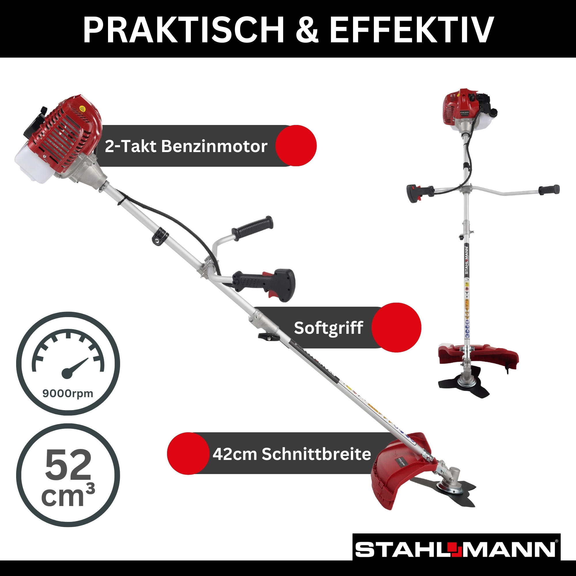 FREISCHNEIDER MS520 - Rot, Kunststoff (76/20/176cm) - STAHLMANN
