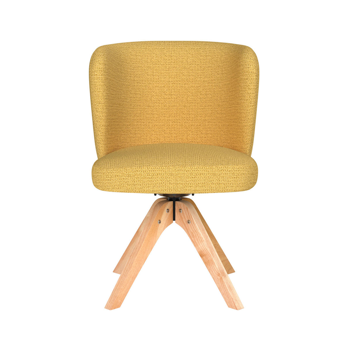 ESSZIMMERSTUHL Stan - Gelb - 57/53/82 cm - Gelb, Textil (53/82/57cm)