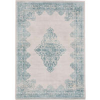 TEPPICH Laury Türkis 200x300 cm - Türkis, Textil (200/300cm) - benuta Pop