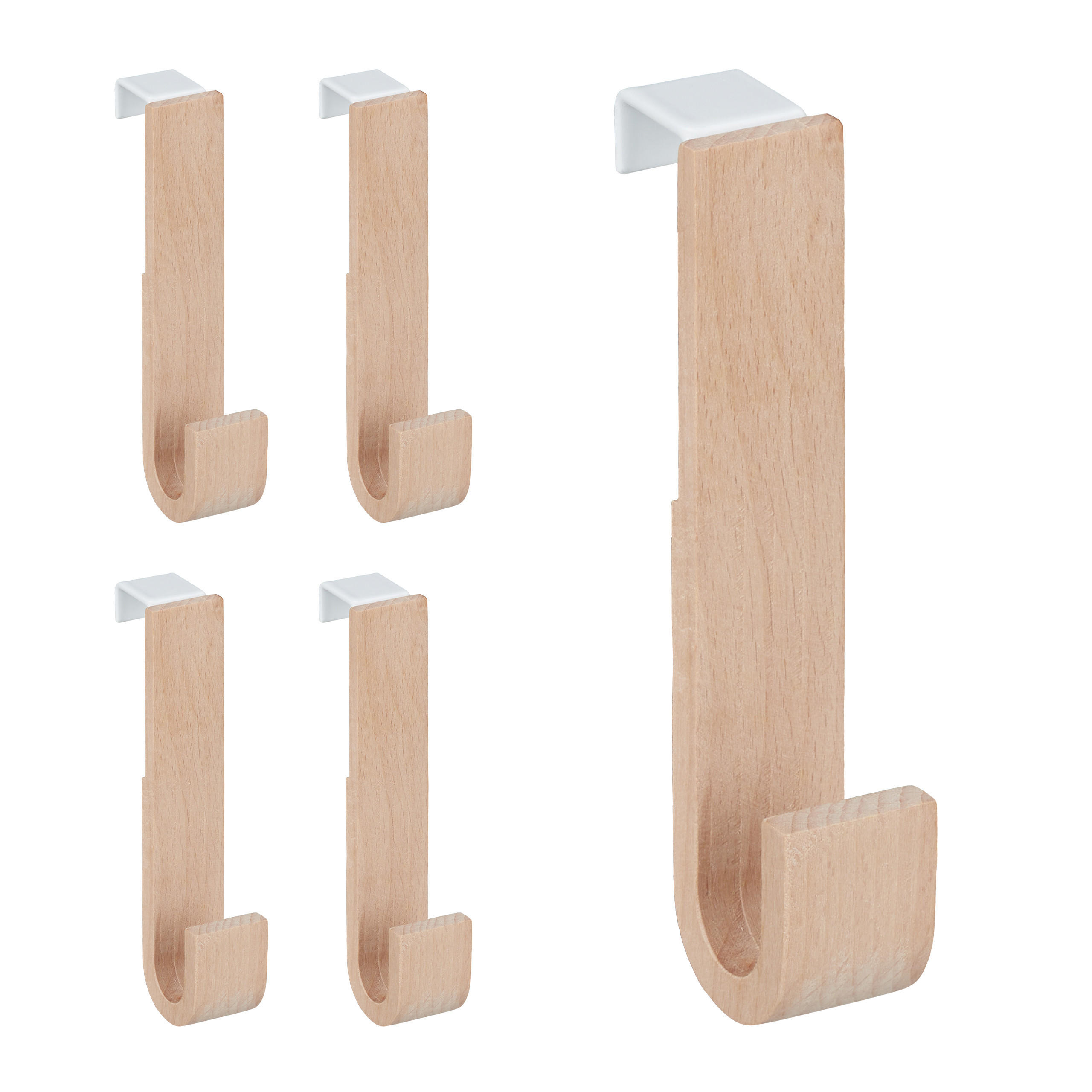 KROKAR Natur Vit för dörr 5-pack Ljusbrun 13/2.5/6 cm