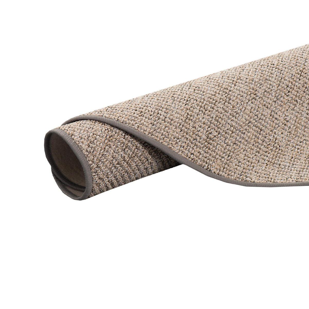 SCHLINGENTEPPICH PRIMO RUND - Grau, Textil (133/133cm) - Snapstyle