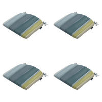 SITZKISSEN Nox - Mehrfarbig - 46/48/4,5 cm - 4er-Set - Multicolor, Textil (48/4/46cm) - Madison