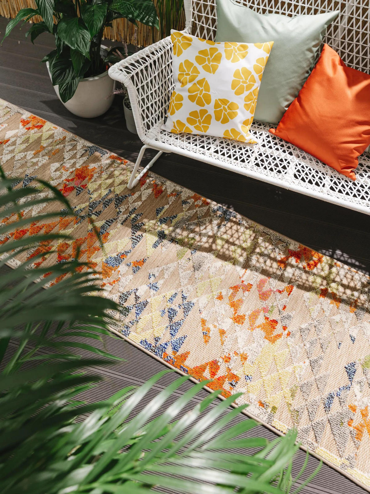 OUTDOOR-LÄUFER Noelia 80/300 cm - Multicolor, Kunststoff (80/300cm) - benuta Nest