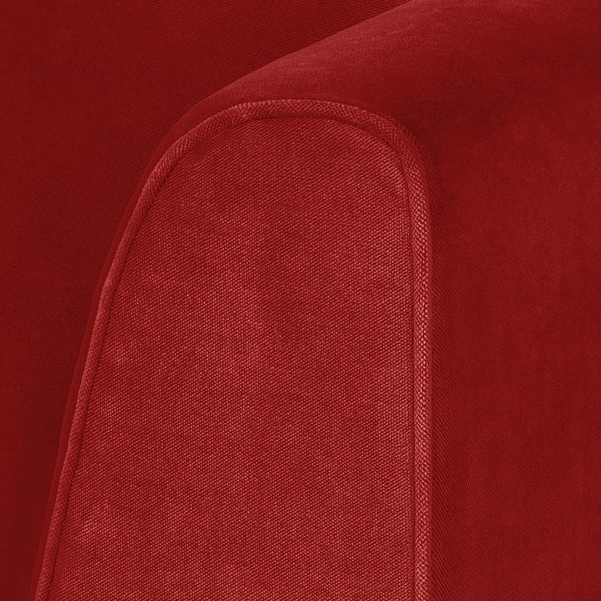 3-SITZER SOFA - Rot, Holz/Textil (201/79/82cm) - home24