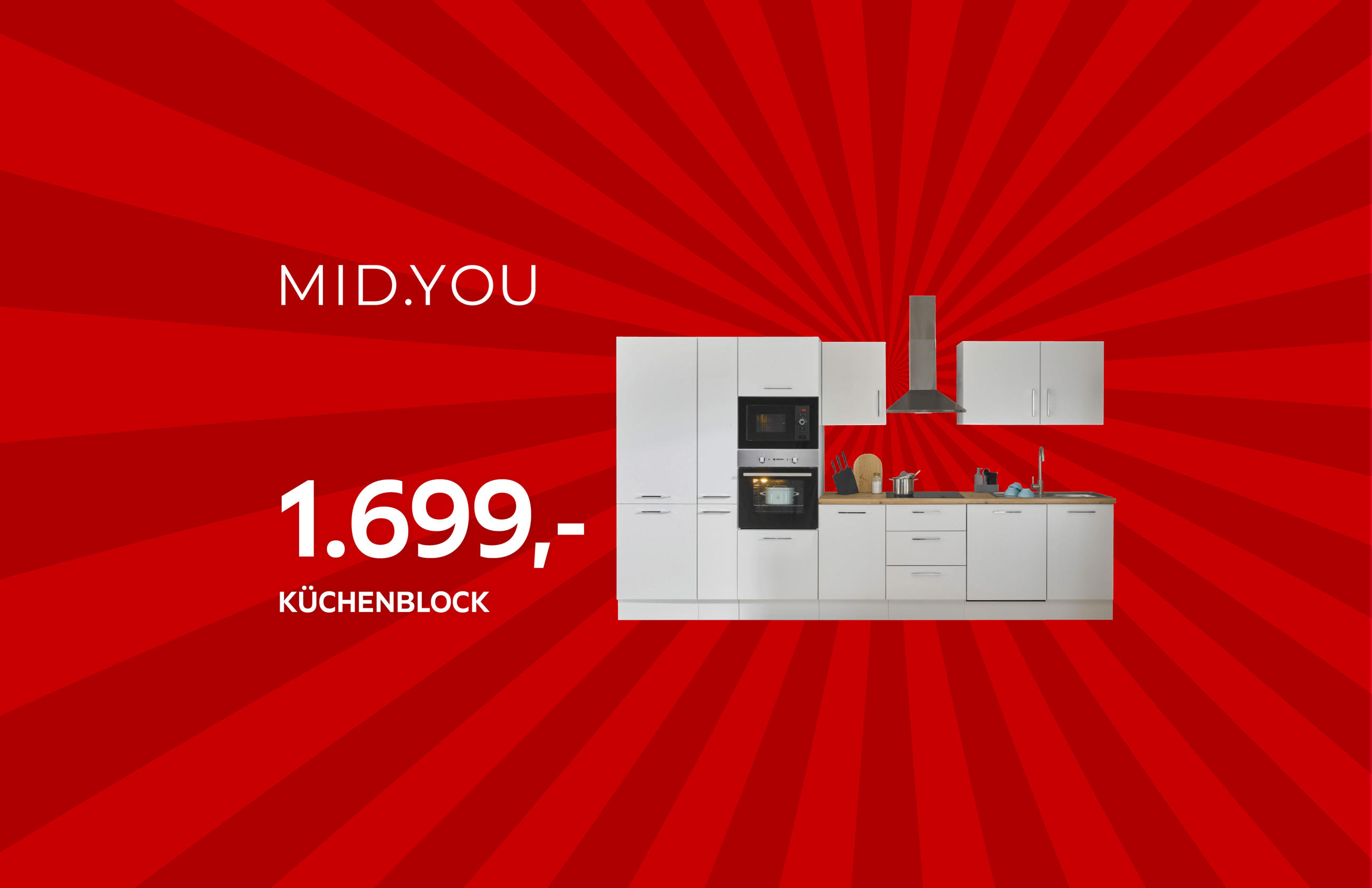 MID.YOU KÜCHENBLOCK 1699,-