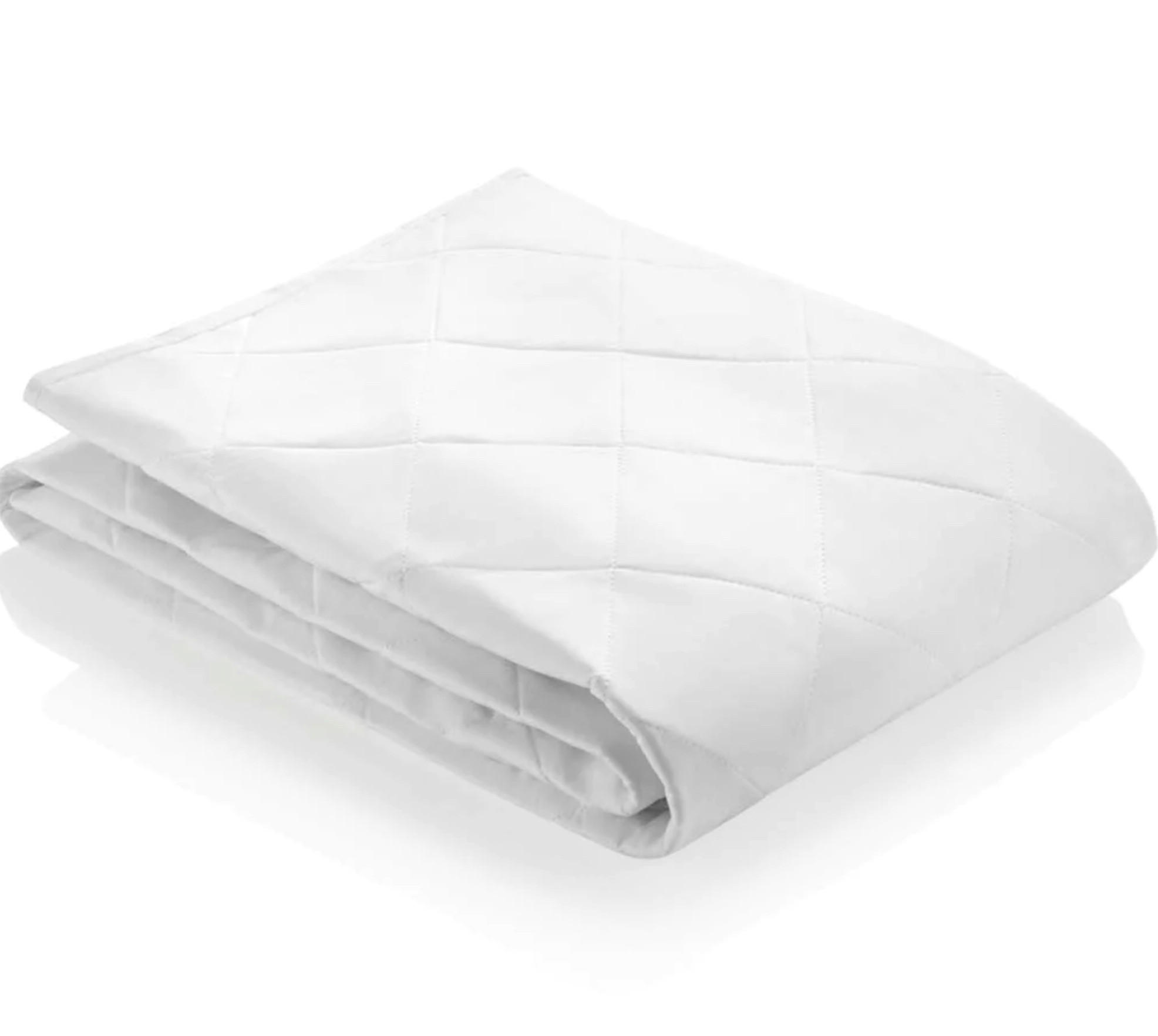 MATRATZENSCHONER LUXURY BEDDING, Baumwolle, 140/200 cm - Weiß, Textil - WOODEK