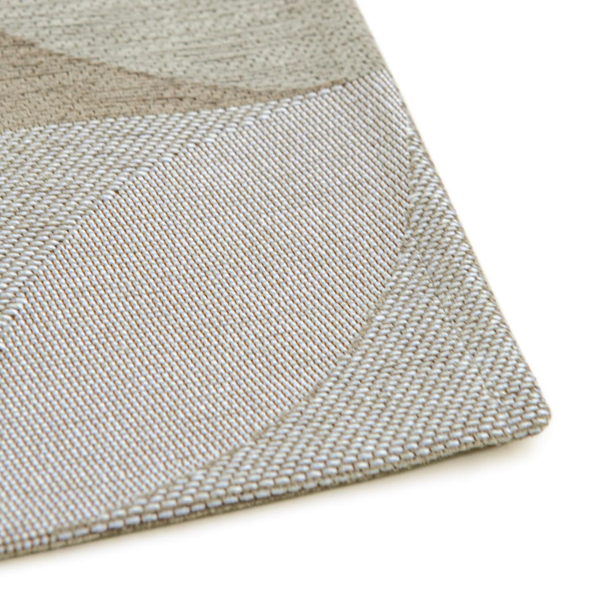 TEPPICH Rondo Diamond 140/200 cm - Beige, Textil (140/200cm) - Lola&Moi