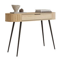 KONSOLE WILLOW 120 cm, mit hohen Beinen, ohne Spiegel - Eichefarben, Holzwerkstoff (120/80/40cm) - Lookway