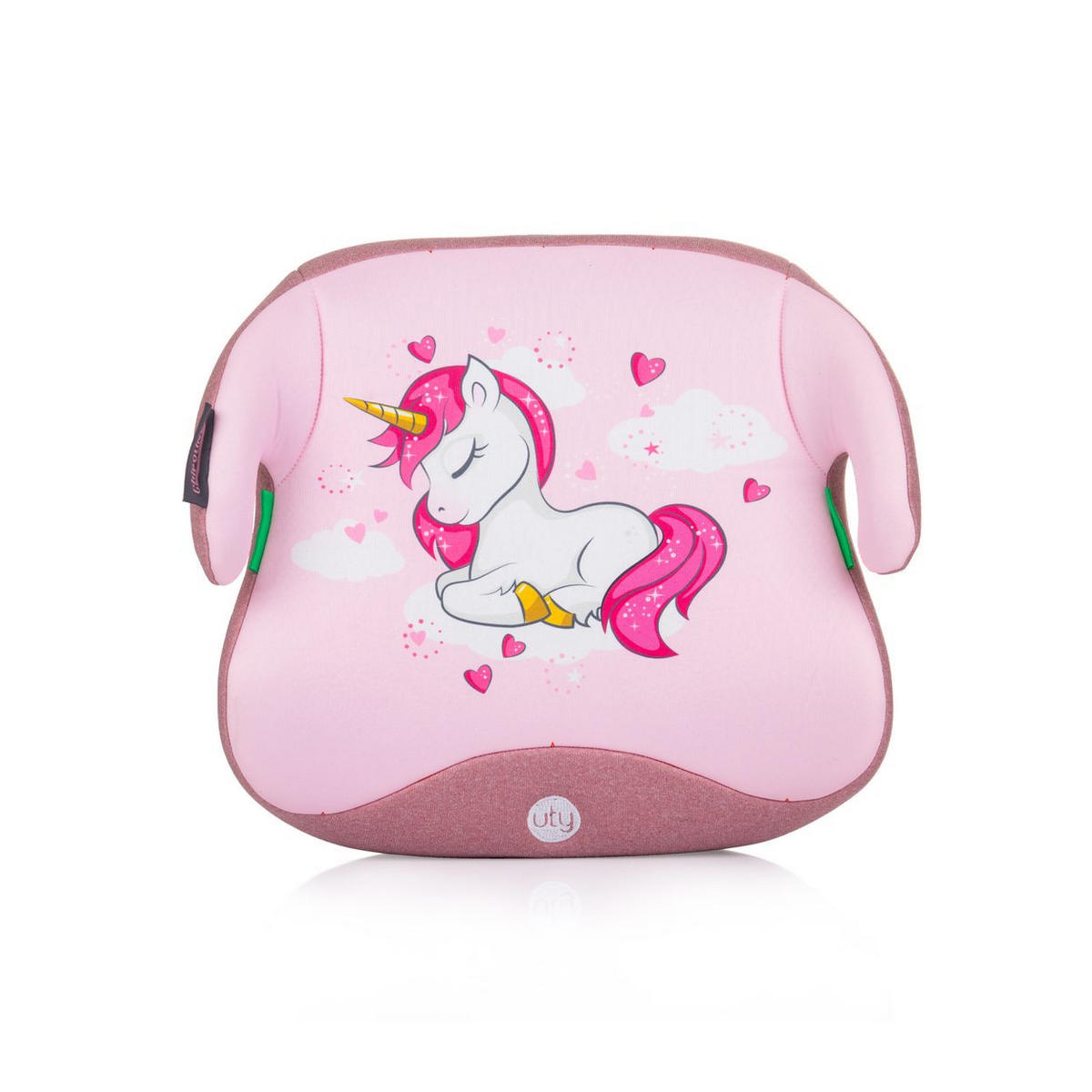 KINDERSITZERHÖHUNG i-Size Uty rosa (125-150cm) Gruppe 3, Bezug waschbar - Rosa, Kunststoff (41/20/40cm) - Chipolino