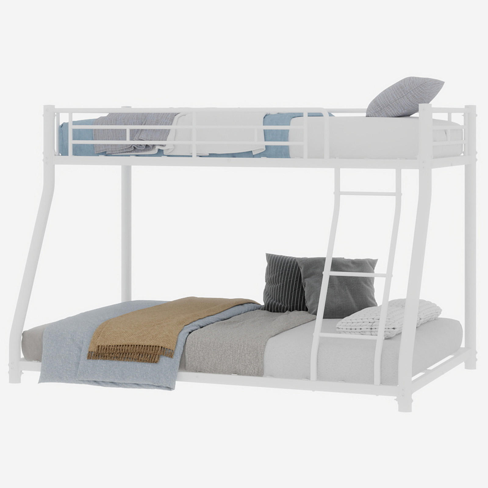 ComfortXL Etagenbett Weiß 140x190 cm