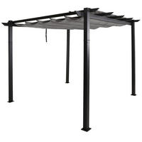 PERGOLA Grau - Grau, Textil (300/240/300cm) - MCW