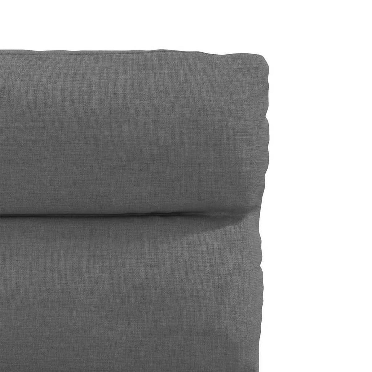 ESSZIMMERSTÜHLE 2 Stk. Dunkelgrau Stoff 45*54*86cm - Dunkelgrau, Metall (45/86/54cm) - ZMH