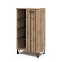 KOMMODE Amber Braun 60.2 x 110 cm mit 1 Tür - Braun, Holzwerkstoff (35/110/60.2cm) - Vicco