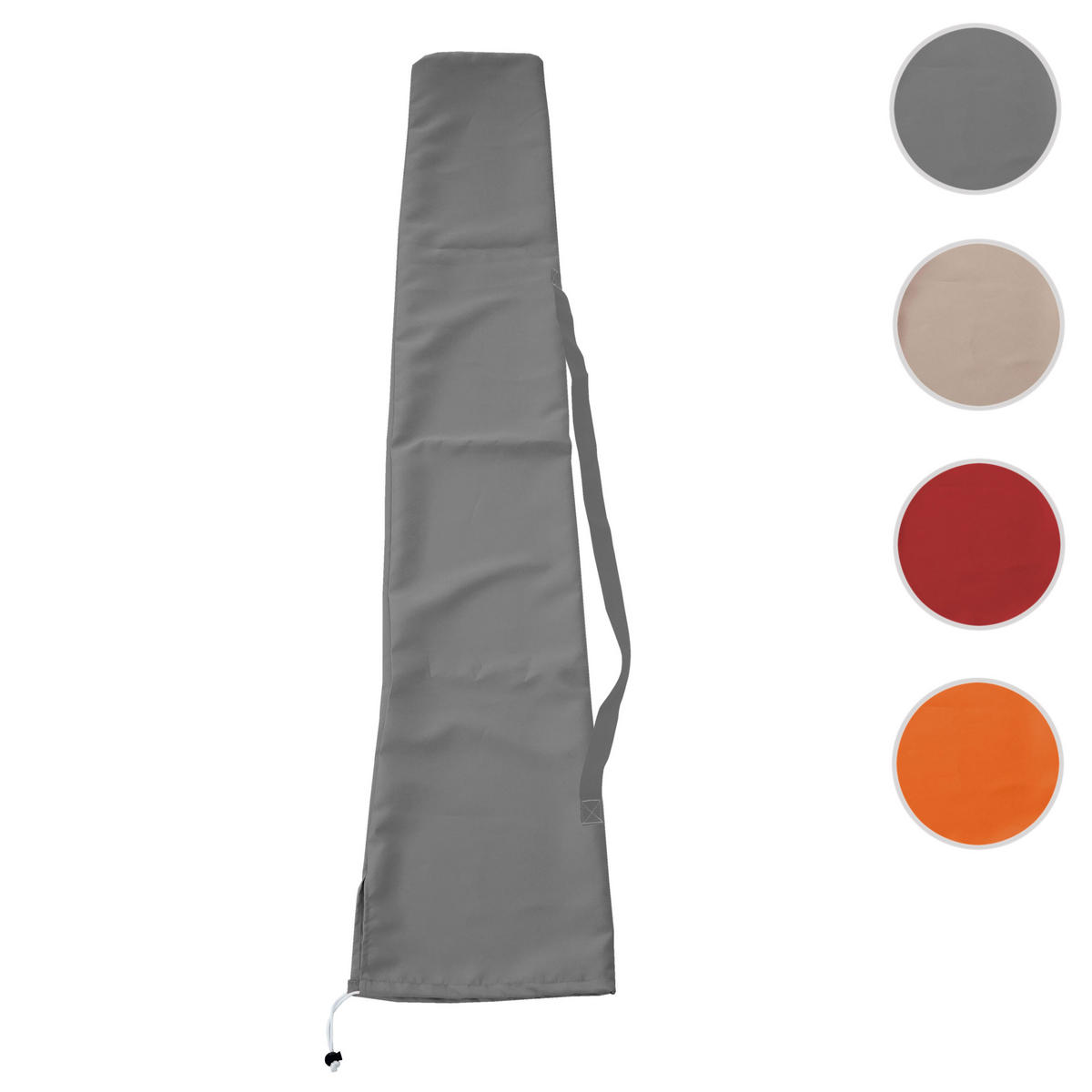 SCHUTZHÜLLE FÜR SONNENSCHIRM Anthrazit - Anthrazit, Textil (33/270/1cm) - MCW