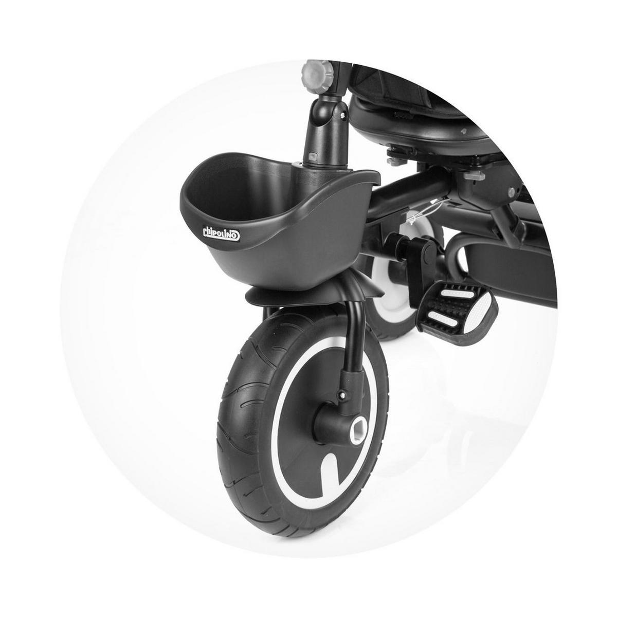 DREIRAD Quick Fold 2 in 1 grün faltbar, Sitz umkehrbar, PU-Räder, bis 25 kg - Grün, Metall (102/51/98cm) - Chipolino