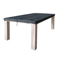 ABDECKUNGEN zu Holztischen 200x100cm - Grau, Stein (150/10/150cm) - QUICK STAR