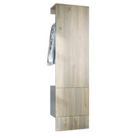 GARDEROBE Carlton Paneel in Eiche Nordic - Silbereichenfarben, Holzwerkstoff (52/193/35cm) - Vladon