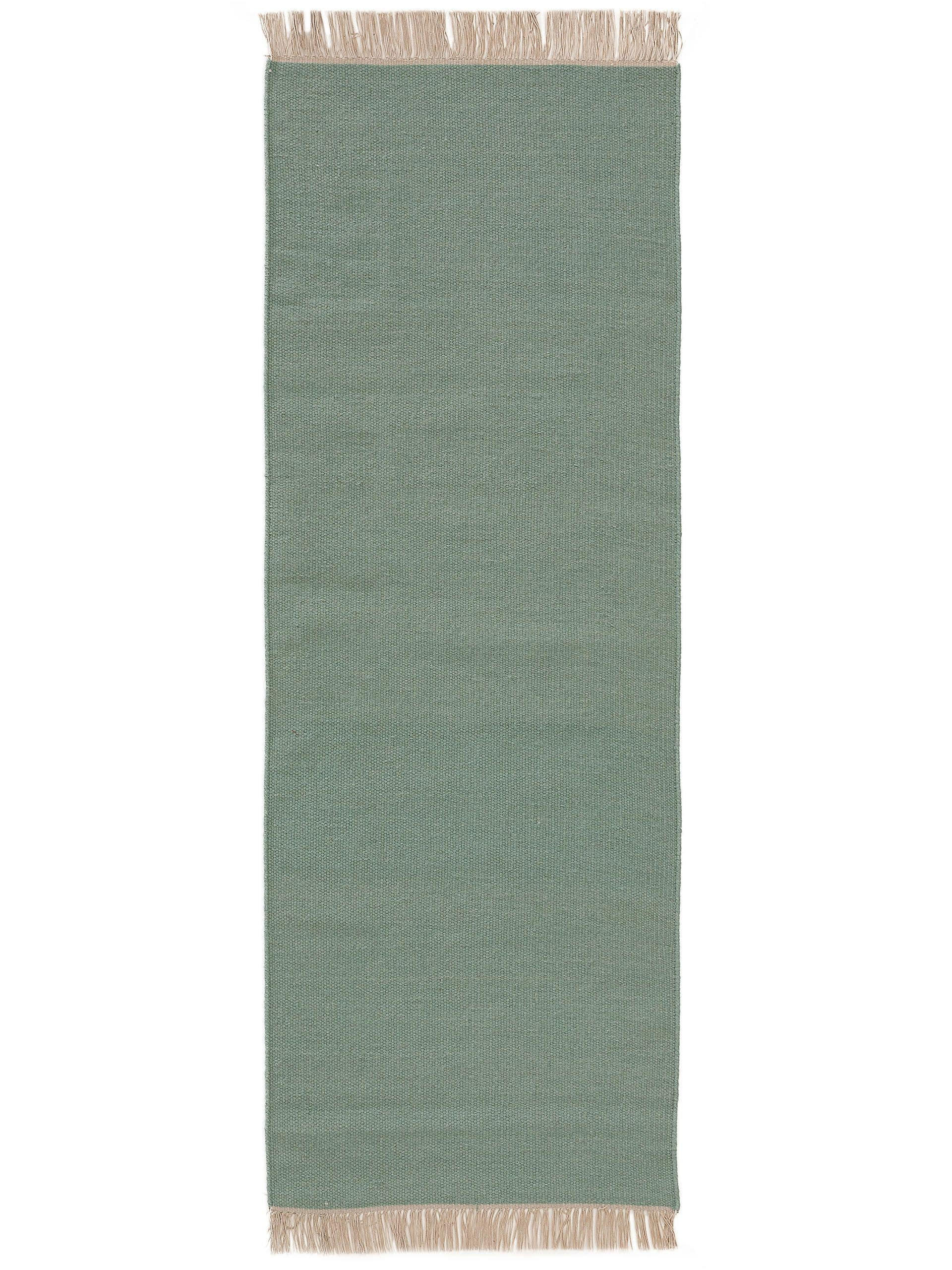 TEPPICH Liv Hellgrün 80x250 cm - Hellgrün, Textil (80/250cm) - benuta Pop