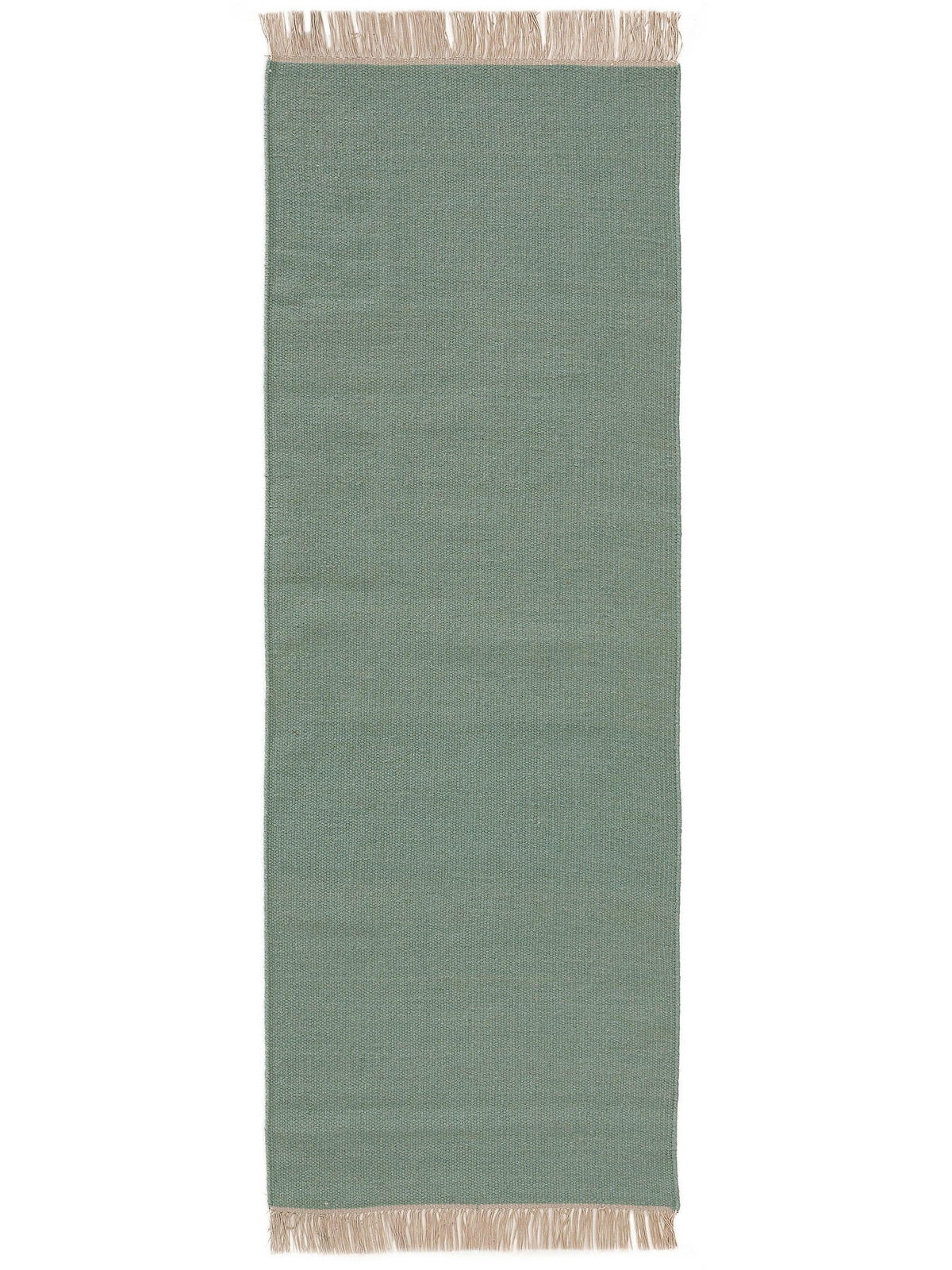 TEPPICH Liv Hellgrün 80x250 cm - Hellgrün, Textil (80/250cm) - benuta Pop