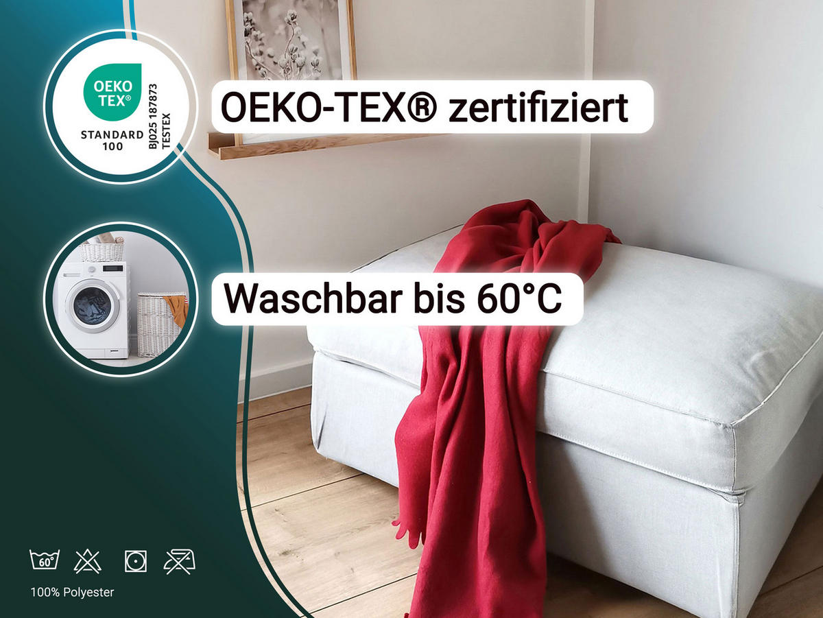 KUSCHELDECKE, 130x170 cm, 100% Polyester, Rot - Rot, Textil (130/170cm) - Zollner
