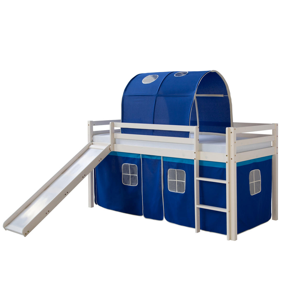 HOCHBETT Tunnel 90/200 cm Blau - Blau/Weiß, Holz (90/200cm) - Homestyle4u