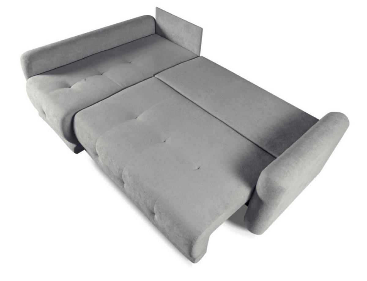 ECKSOFA Grau ARIOS Mit Schlaffunktion Und Bettkasten - Graphitfarben, Textil (239/153cm) - Sepro Meble