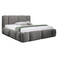 POLSTERBETT Bianco Boucle - Dunkelgrau, Holz/Textil (180/200cm) - MIRJAN24