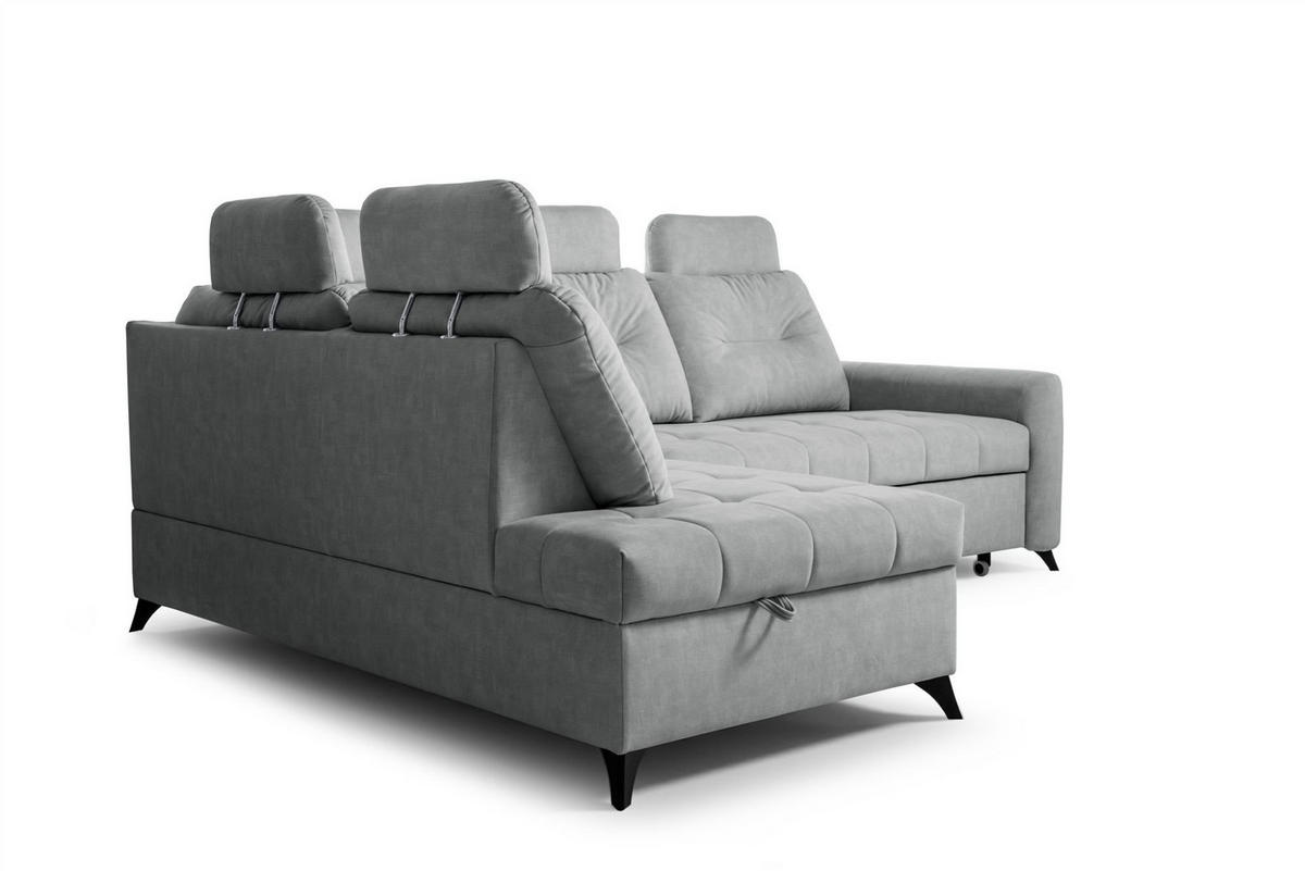ECKSOFA Wendie - Grau, Holzwerkstoff/Textil (200/250cm) - Fun Möbel
