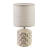TISCHLAMPE Leti Beige 10/14/28.5 cm Keramik - Beige, Keramik (10/14/28.5cm) - Mondex
