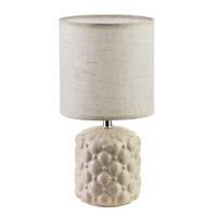 TISCHLAMPE Leti Beige 10/14/28.5 cm Keramik - Beige, Keramik (10/14/28.5cm) - Mondex
