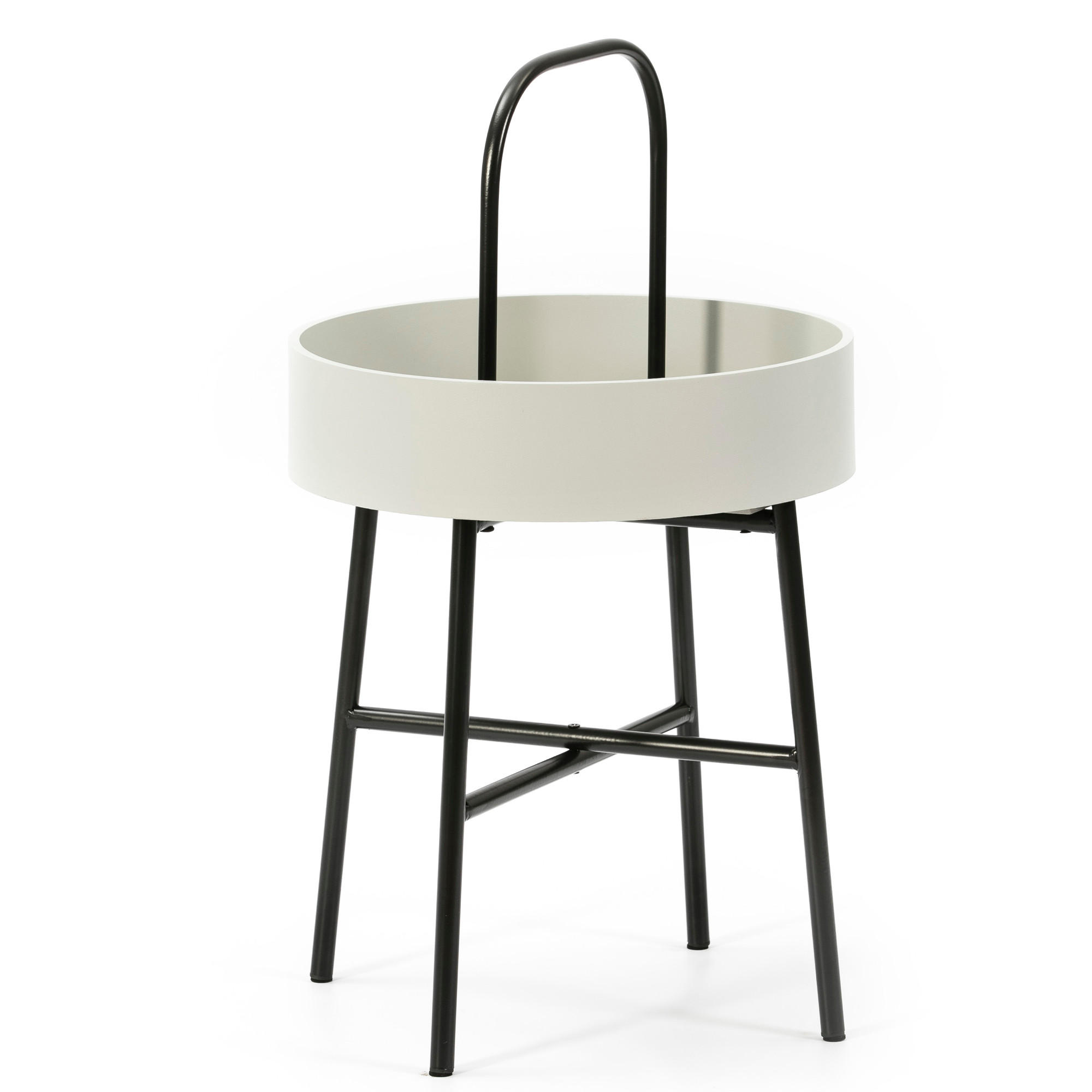 BEISTELLTISCH Jaipur, Grau - Grau, Holzwerkstoff (65/40/40cm) - VS Venta-stock