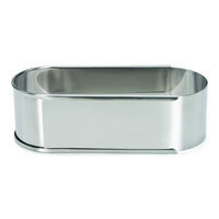 TORTENRING Silber 15.5/6.7/5 cm P02169 - Silberfarben, Metall (6.7/5/15.5cm) - Patisse 