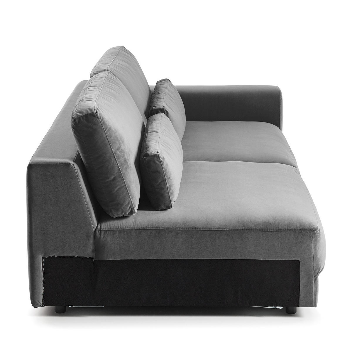 3-SITZER MODULSOFA - Grau, Textil (228/80/117cm) - home24