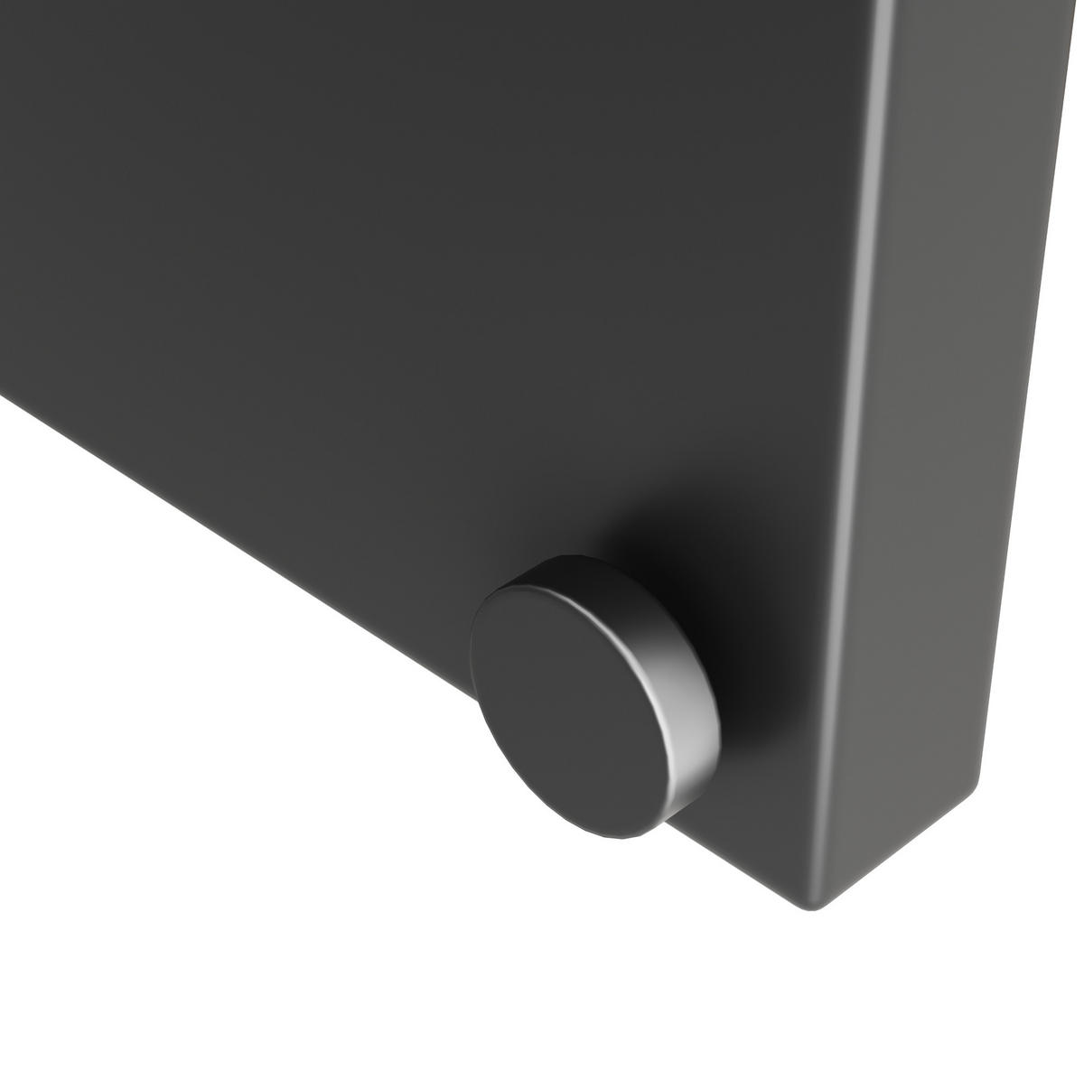 ESSTISCH 119,5-159/75/80 cm Schwarz aus MDF mit Ausziehfunktion - Schwarz, Holzwerkstoff (119/80/75cm) - OKMYHOME