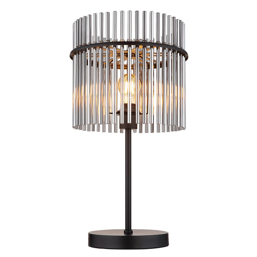 LED TISCHLEUCHTE Metall Grau - Grau, Glas (30/30/54.5cm) - Globo Lighting