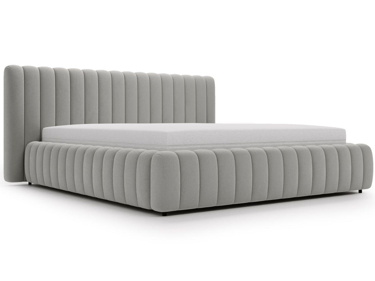 POLSTERBETT Bliss 200x200 Grau - Grau, Textil (200/200cm) - Graingold